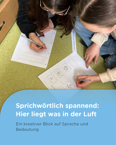 Im Deutschunterricht haben die Sechstklässler der Elisabeth-Abegg-Grundschule verschiedene Redewendungen gesammelt und...